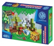 Zestaw klocków magnetycznych AstraFun Pixel One Dżungla - 40 el.